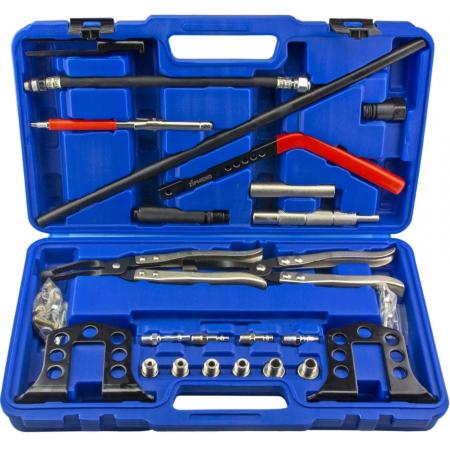 Рассухариватель клапанов универсальный с набором для замены маслосъемных колпачков ZIPMEND Рассухариватель клапанов универсальный с набором для замены маслосъемных колпачков ZIPMEND