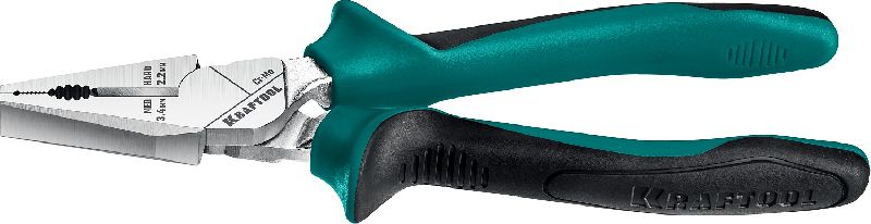 Плоскогубцы комбинированные 180 мм маслобензостойкие рукоятки KRAFTOOL Плоскогубцы комбинированные 180 мм маслобензостойкие рукоятки KRAFTOOL