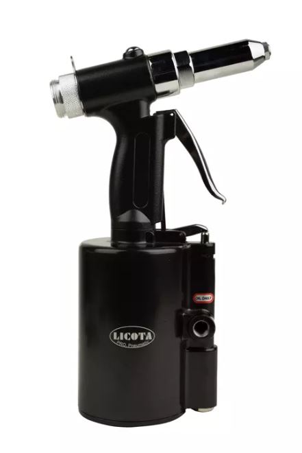 Заклепочник пневмогидравлический 2,4-6,4 мм, ход 18 мм, 16600 Н Licota Заклепочник пневмогидравлический 2,4-6,4 мм, ход 18 мм, 16600 Н Licota