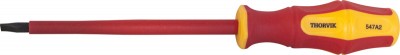 Отвертка диэлектрическая с прямым шлицем SL8.0 175 мм (до 1000 В) Thorvik SDLI817 Отвертка диэлектрическая с прямым шлицем SL8.0 175 мм (до 1000 В) Thorvik SDLI817