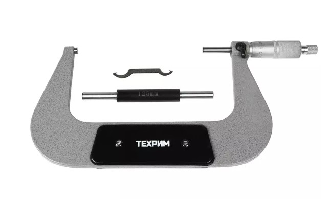 Микрометр гладкий МК 125-150 мм (0,01 мм) кл.1 ГОСТ 6507-90 ТЕХРИМ Микрометр гладкий МК 125-150 мм (0,01 мм) кл.1 ГОСТ 6507-90 ТЕХРИМ