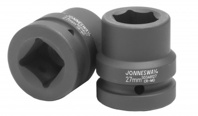 Головка торцевая ударная 1" 27 мм, 6 гр., CrMo Jonnesway S03A8127 Головка торцевая ударная 1" 27 мм, 6 гр., CrMo Jonnesway S03A8127