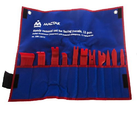 Набор съемников панелей салона 11 предм. МАСТАК Набор съемников панелей салона 11 предм. МАСТАК