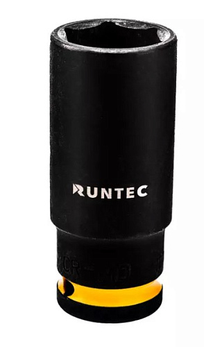 Головка торцевая ударная глубокая 1/2" 22 мм, 6 гр. RUNTEC Головка торцевая ударная глубокая 1/2" 22 мм, 6 гр. RUNTEC