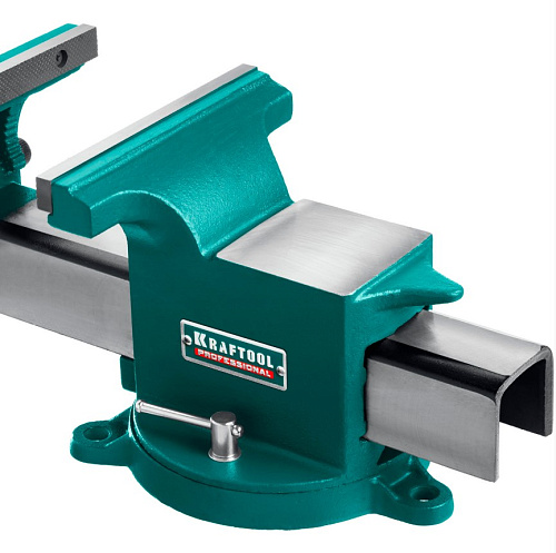 Тиски слесарные 200 мм поворотные стальные KRAFTOOL STEEL Тиски слесарные 200 мм поворотные стальные KRAFTOOL STEEL