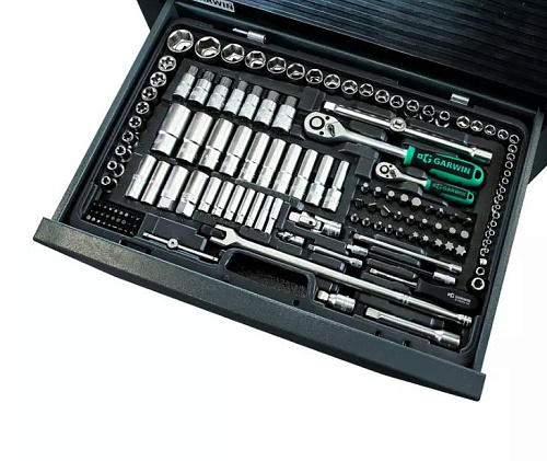 Набор инструмента 169 предм. (1/2", 1/4") в разборном кейсе GARWIN Набор инструмента 169 предм. (1/2", 1/4") в разборном кейсе GARWIN