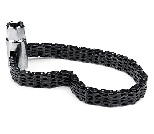 Съемник масляных фильтров цепной 120 мм, 1/2", ключ 24 мм AVS FWC-01 Съемник масляных фильтров цепной 120 мм, 1/2", ключ 24 мм AVS FWC-01