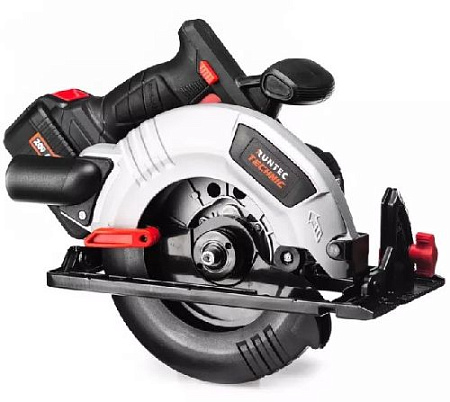 Пила циркулярная аккумуляторная 190*30 мм, 20В, 2*4 Ач, 1000 Вт RUNTEC TECHNIC Пила циркулярная аккумуляторная 190*30 мм, 20В, 2*4 Ач, 1000 Вт RUNTEC TECHNIC