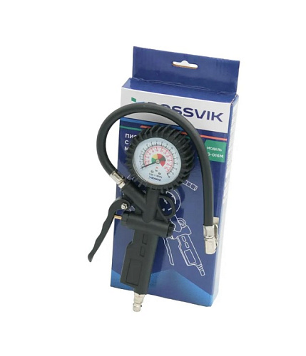 Пистолет для подкачки шин с манометром 16 бар ROSSVIK Пистолет для подкачки шин с манометром 16 бар ROSSVIK