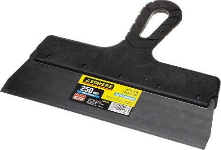 Шпатель 250 мм нерж., пласт. ручка STAYER Шпатель 250 мм нерж., пласт. ручка STAYER