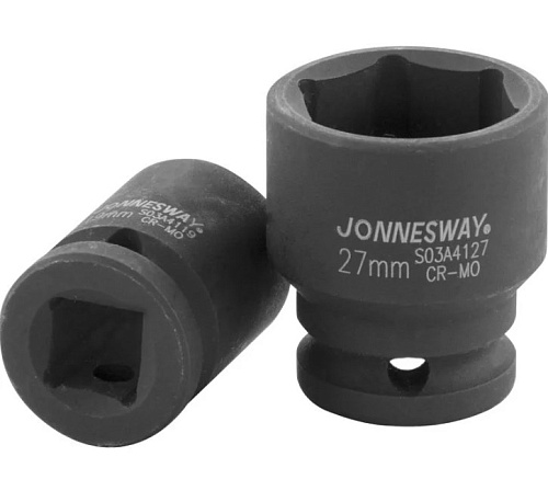 Головка торцевая ударная 1/2" 10 мм, 6 гр., CrMo Jonnesway S03A4110 Головка торцевая ударная 1/2" 10 мм, 6 гр., CrMo Jonnesway S03A4110