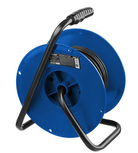 Удлинитель на катушке ПВС 20 м, 4 гнезда, 3*1,5 кв.мм, 3500 Вт, IP44 ЗУБР Профессионал ПВС-315 Удлинитель на катушке ПВС 20 м, 4 гнезда, 3*1,5 кв.мм, 3500 Вт, IP44 ЗУБР Профессионал ПВС-315