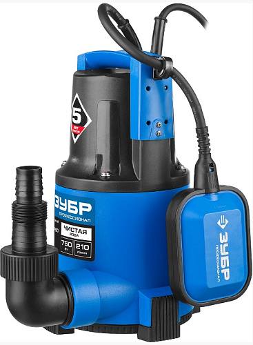 Насос дренажный для чистой воды 750 Вт ЗУБР Насос дренажный для чистой воды 750 Вт ЗУБР