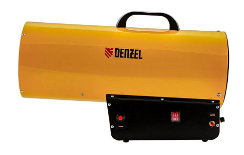 Пушка тепловая газовая 50,0 кВт, 1400м.куб/час, 3,3кг/ч Denzel GHG-50 Пушка тепловая газовая 50,0 кВт, 1400м.куб/час, 3,3кг/ч Denzel GHG-50