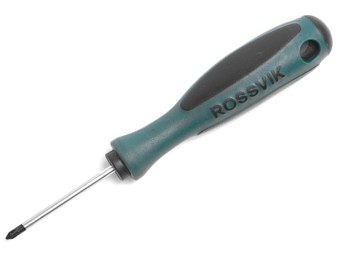 Отвертка крестовая PH №0 50 мм ROSSVIK Отвертка крестовая PH №0 50 мм ROSSVIK