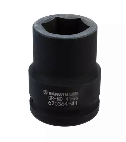 Головка торцевая ударная 1 1/2" 41 мм, 6 гр. GARWIN PRO Головка торцевая ударная 1 1/2" 41 мм, 6 гр. GARWIN PRO