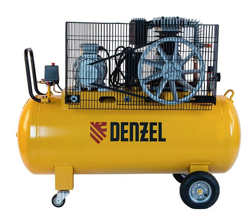 Компрессор масляный ременной 200 л, 4,0 кВт, 690 л/мин, 10 бар, 380 В Denzel BCI4000-T/200 Компрессор масляный ременной 200 л, 4,0 кВт, 690 л/мин, 10 бар, 380 В Denzel BCI4000-T/200