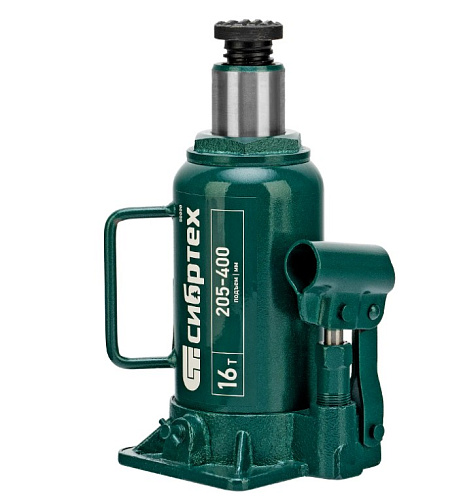 Домкрат бутылочный 16 т 205-400 мм Сибртех Домкрат бутылочный 16 т 205-400 мм Сибртех