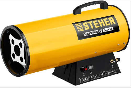 Пушка тепловая газовая 30,0 кВт, 850 м.куб/час, 2,0 кг/ч STEHER Пушка тепловая газовая 30,0 кВт, 850 м.куб/час, 2,0 кг/ч STEHER