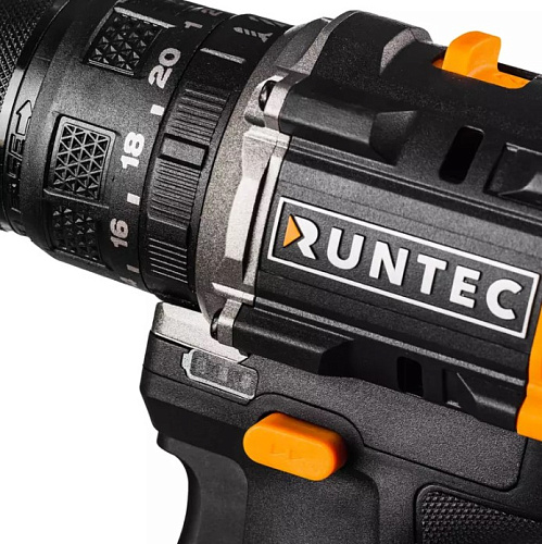 Дрель-шуруповерт аккумуляторная 16 В, 50 Нм, 2*2 Ач, патрон 13 мм, бесщеточный RUNTEC PRO Дрель-шуруповерт аккумуляторная 16 В, 50 Нм, 2*2 Ач, патрон 13 мм, бесщеточный RUNTEC PRO