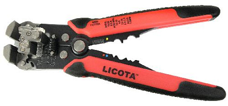 Клещи для обжимки клемм и снятия изоляции “стриппер” Licota Клещи для обжимки клемм и снятия изоляции “стриппер” Licota