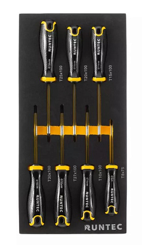 Тележка инструментальная 7 полок, 259 предм, с аккум. гайковертом RUNTEC Performance Тележка инструментальная 7 полок, 259 предм, с аккум. гайковертом RUNTEC Performance