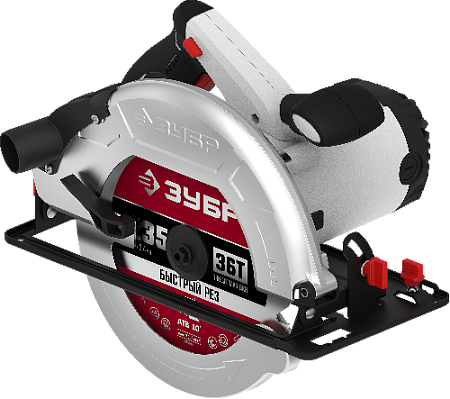 Пила дисковая 2200 Вт, 90°-85 мм, диск 235 мм, 4500 об/мин ЗУБР Пила дисковая 2200 Вт, 90°-85 мм, диск 235 мм, 4500 об/мин ЗУБР