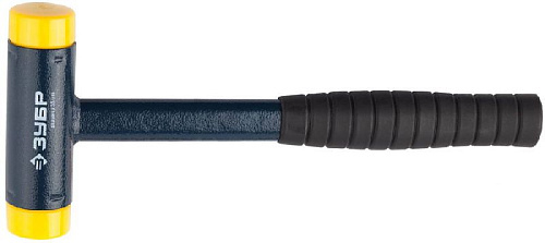 Молоток рихтовочный 450 гр. 35 мм безинерционный с полиамидными бойками ЗУБР Молоток рихтовочный 450 гр. 35 мм безинерционный с полиамидными бойками ЗУБР