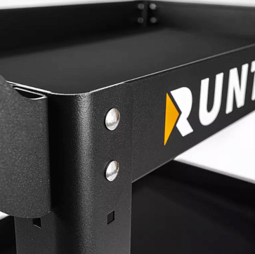 Тележка с тремя открытыми полками серая RUNTEC Performance Тележка с тремя открытыми полками серая RUNTEC Performance