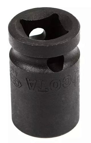 Головка торцевая ударная 1/2" 18 мм, 6 гр., CrMo Licota Головка торцевая ударная 1/2" 18 мм, 6 гр., CrMo Licota