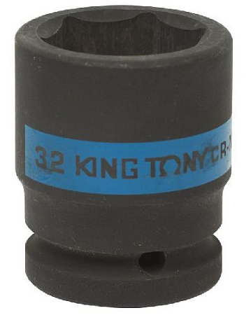 Головка торцевая ударная 3/4" 32 мм, 6 гр., KING TONY Головка торцевая ударная 3/4" 32 мм, 6 гр., KING TONY