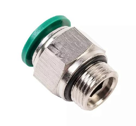 Фитинг цанговый M3/8" 12мм, с уплотнителем, метал. корпус GARWIN Фитинг цанговый M3/8" 12мм, с уплотнителем, метал. корпус GARWIN