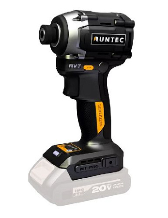 Винтоверт аккумуляторный ударный 20 В, 230 Нм, без АКБ, бесщеточ. двиг. RUNTEC Винтоверт аккумуляторный ударный 20 В, 230 Нм, без АКБ, бесщеточ. двиг. RUNTEC