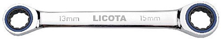 Ключ накидной трещоточный 17*19 72 зуба CrV Licota Ключ накидной трещоточный 17*19 72 зуба CrV Licota