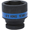 Головка торцевая ударная 3/4" 41 мм, 6 гр., KING TONY Головка торцевая ударная 3/4" 41 мм, 6 гр., KING TONY