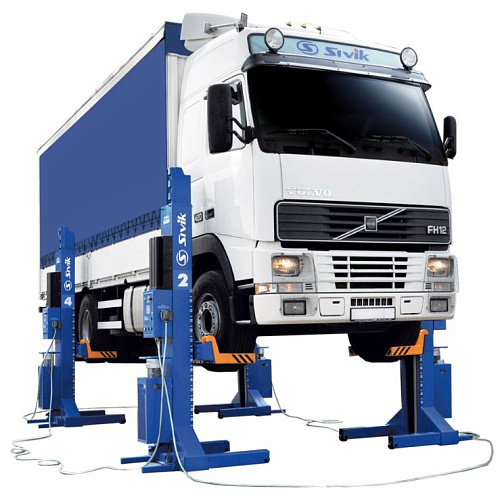 Подъемник передвижной электрогидравлический г/п 36 т, 6 стойки СИВИК ПГП-36000/6 Подъемник передвижной электрогидравлический г/п 36 т, 6 стойки СИВИК ПГП-36000/6