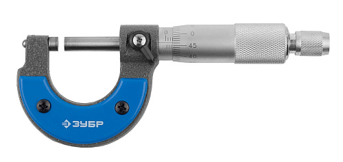 Микрометр гладкий МК 25-50 мм (0,01 мм) ЗУБР Микрометр гладкий МК 25-50 мм (0,01 мм) ЗУБР