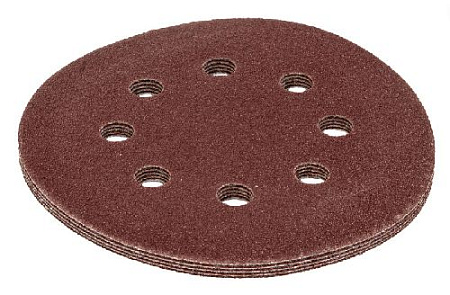 Круг абразивный на ворсовой подложке под "липучку", Р 320, 125 мм (5 шт) Matrix Круг абразивный на ворсовой подложке под "липучку", Р 320, 125 мм (5 шт) Matrix