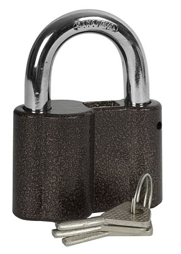 Замок навесной 80 мм, дисковый механизм секрета, ключ 7 PIN, дужка d-14мм ЗУБР МАСТЕР Замок навесной 80 мм, дисковый механизм секрета, ключ 7 PIN, дужка d-14мм ЗУБР МАСТЕР