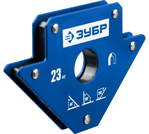 Угольник магнитный для сварочных работ ЗУБР УМ-3 до 23 кг Угольник магнитный для сварочных работ ЗУБР УМ-3 до 23 кг