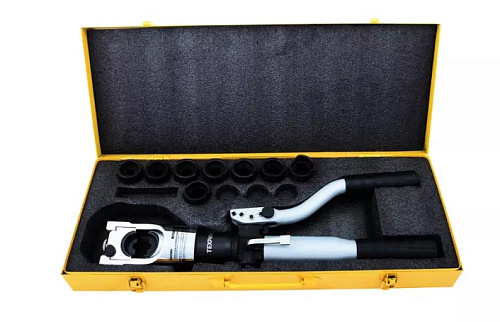 Пресс для обжима клемм гидравлический ручной 400 мм², 11 т ТЕХРИМ Пресс для обжима клемм гидравлический ручной 400 мм², 11 т ТЕХРИМ