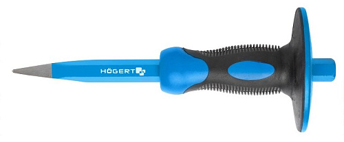 Зубило слесарное 255*4 мм с резиновым протектором HOEGERT Зубило слесарное 255*4 мм с резиновым протектором HOEGERT