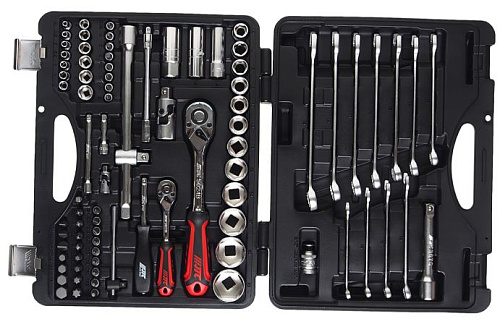 Набор инструмента 85 предм (1/4", 1/2") JTC Набор инструмента 85 предм (1/4", 1/2") JTC