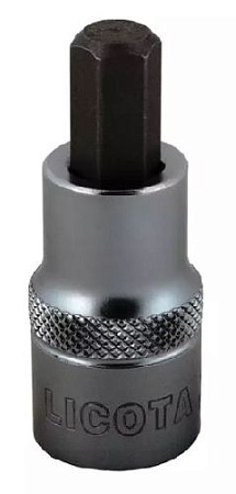 Головка торцевая с шестигранной вставкой 1/2" H 5, L= 55 мм Licota Головка торцевая с шестигранной вставкой 1/2" H 5, L= 55 мм Licota