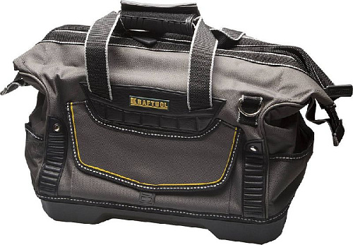 Сумка для инструмента 385х240х220 мм, 18 карманов, пластиковое дно Kraftool Сумка для инструмента 385х240х220 мм, 18 карманов, пластиковое дно Kraftool