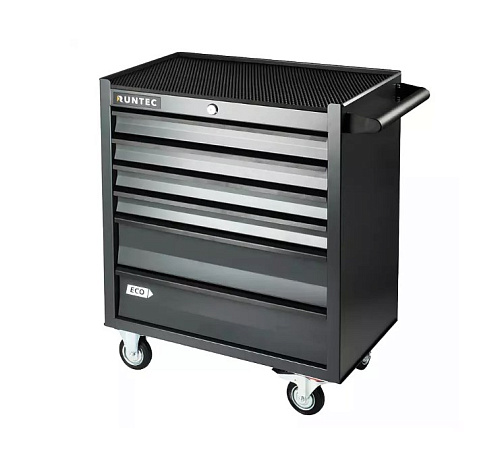 Тележка инструментальная 6 полок, серая RUNTEC ECO Тележка инструментальная 6 полок, серая RUNTEC ECO