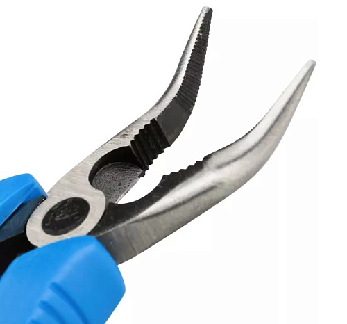 Длинногубцы 130 мм МИНИ загнутые Licota Длинногубцы 130 мм МИНИ загнутые Licota