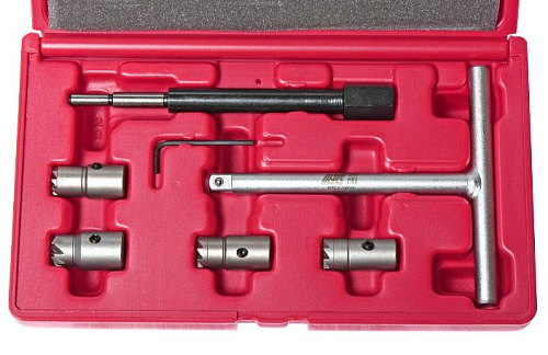 Набор для притирки седел форсунок дизельного двигателя 7 предм. JTC Набор для притирки седел форсунок дизельного двигателя 7 предм. JTC