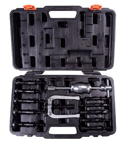 Съемник подшипников цанговый с обратным молотком 8-58 мм, 16 предм AFFIX Съемник подшипников цанговый с обратным молотком 8-58 мм, 16 предм AFFIX