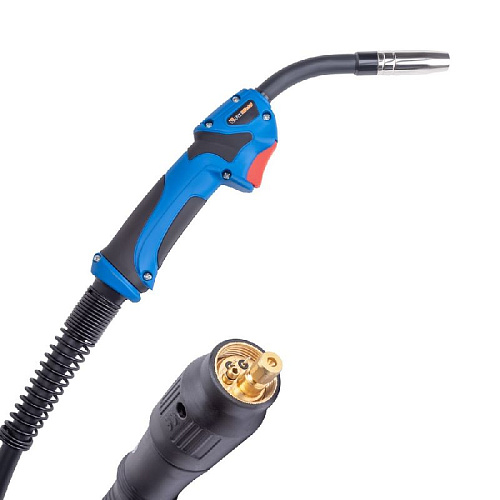 Горелка полуавтоматическая UnoMIG-15 3м 180 А возд/охл, шарнир, FoxWeld Горелка полуавтоматическая UnoMIG-15 3м 180 А возд/охл, шарнир, FoxWeld